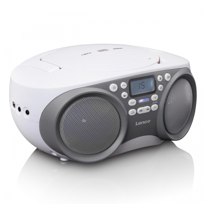 Φορητό Ηχοσύστημα Με CD / MP3 / USB Player & Ραδιόφωνο Γκρι